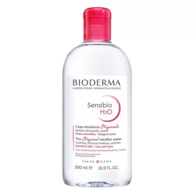 BIODERMA Solução de limpeza Sensibio H2O, 500 ml BIODERMA Solução de limpeza Sensibio H2O, 500 ml