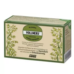 VOLLMERS saco de filtro para chá de aveia verde preparado, 15 unidades