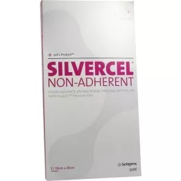 SILVERCEL Compressas não aderentes 10x20 cm, 5 unid