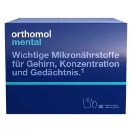 ORTHOMOL combinação de grânulos/cápsulas mentais para 30 dias, 30 unidades