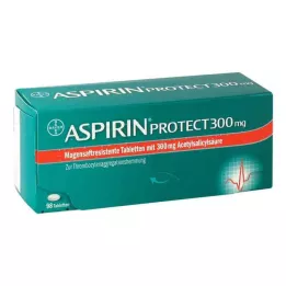 ASPIRIN Protect 300 mg comprimidos com revestimento entérico, 98 unidades