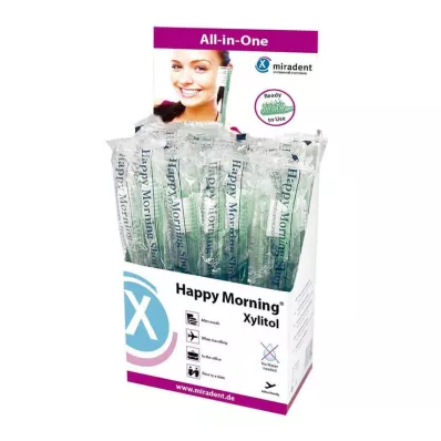 MIRADENT Escova de dentes descartável Happy Morning Xylitol, 50 unidades MIRADENT Escova de dentes descartável Happy Morning Xylitol, 50 unidades
