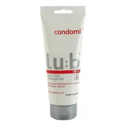 CONDOMI Lubrificante e gel de massagem, 200 ml