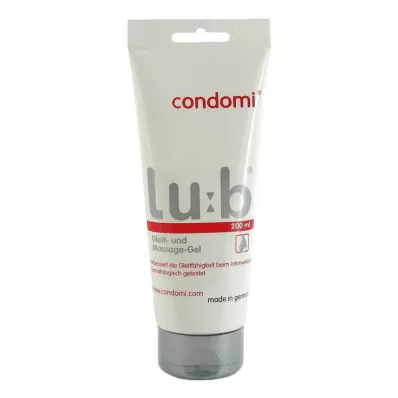CONDOMI Lubrificante e gel de massagem, 200 ml CONDOMI Lubrificante e gel de massagem, 200 ml