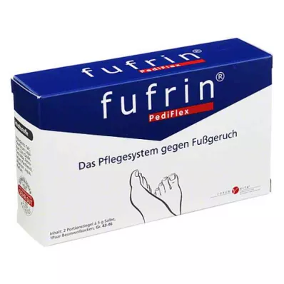 FUFRIN PediFlex care system sock+ointment tamanho 43-46, 2X5 g