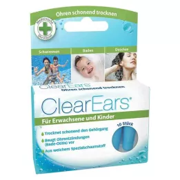CLEAREARS Tampões para os ouvidos para a remoção de água, 10 pcs