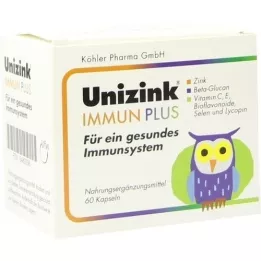UNIZINK Immune Plus Cápsulas, 1X60 Cápsulas
