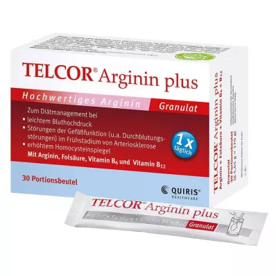 TELCOR Arginina mais Btl. granulado, 30 unid