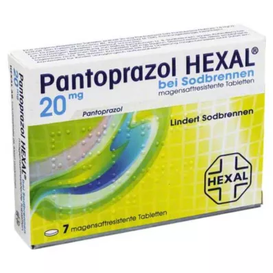 PANTOPRAZOL HEXAL b.Comprimidos revestidos entéricos para azia, 7 unidades PANTOPRAZOL HEXAL b.Comprimidos revestidos entéricos para azia, 7 unidades