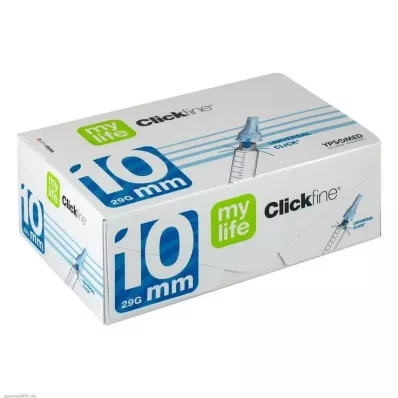 MYLIFE Agulhas de caneta Clickfine 10 mm, 100 unidades MYLIFE Agulhas de caneta Clickfine 10 mm, 100 unidades