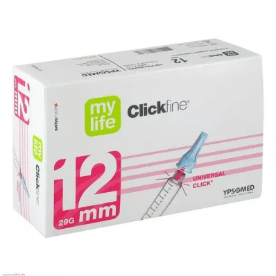 MYLIFE Agulhas de caneta Clickfine 12 mm, 100 unidades MYLIFE Agulhas de caneta Clickfine 12 mm, 100 unidades