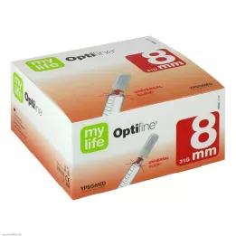MYLIFE Agulhas para canetas Optifine 8 mm, 100 unidades