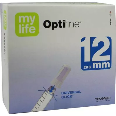 MYLIFE Agulhas para canetas Optifine 12 mm, 100 unidades MYLIFE Agulhas para canetas Optifine 12 mm, 100 unidades