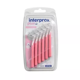 INTERPROX escova interdental plus nano rosa, 6 peças
