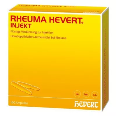 RHEUMA HEVERT Ampolas de injeção, 100X2 ml