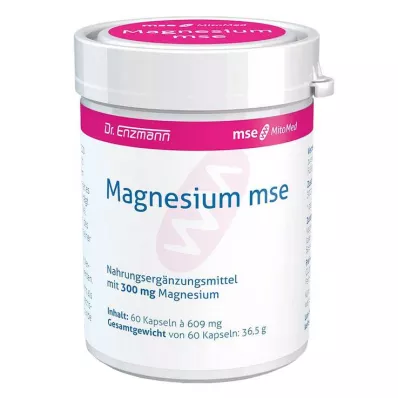 MAGNESIUM MSE Cápsulas, 60 unidades MAGNESIUM MSE Cápsulas, 60 unidades