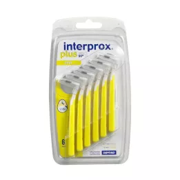 INTERPROX mais escova interdentária amarela mini, 6 peças