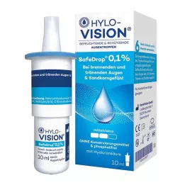 HYLO-VISION SafeDrop 0,1% colírio, 10 ml