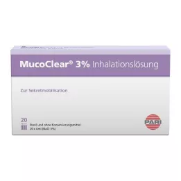 MUCOCLEAR Solução para inalação de NaCl a 3%, 20X4 ml