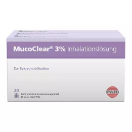 MUCOCLEAR Solução para inalação de NaCl a 3%, 60X4 ml