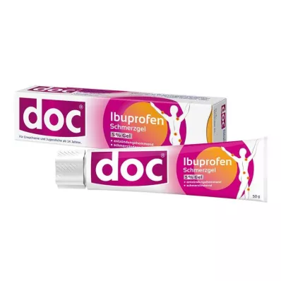 DOC IBUPROFEN Gel analgésico 5%, 50 g