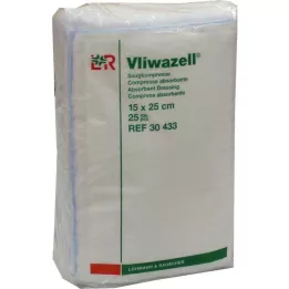 VLIWAZELL Pensos absorventes não esterilizados 15x25 cm, 25 unidades