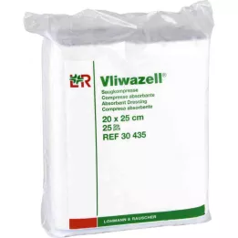 VLIWAZELL Pensos absorventes não esterilizados 20x25 cm, 25 unidades