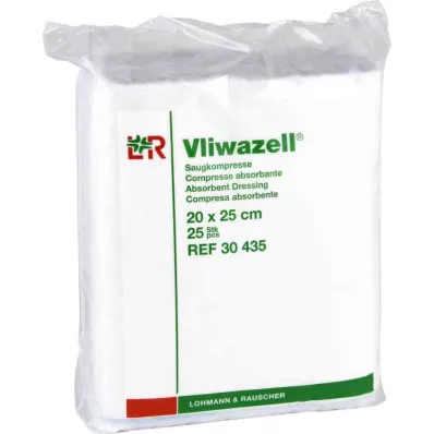 VLIWAZELL Pensos absorventes não esterilizados 20x25 cm, 25 unidades