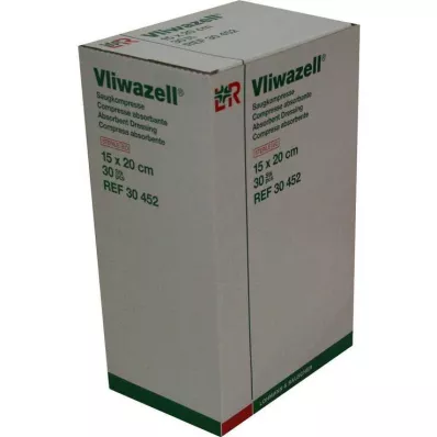 VLIWAZELL Pensos absorventes estéreis 15x20 cm, 30 unidades VLIWAZELL Pensos absorventes estéreis 15x20 cm, 30 unidades