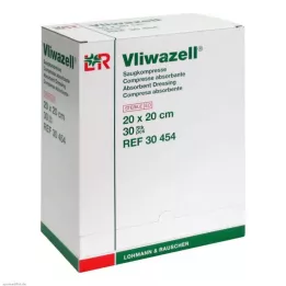 VLIWAZELL Compressas de aspiração estéreis 20x20 cm, 30 unidades