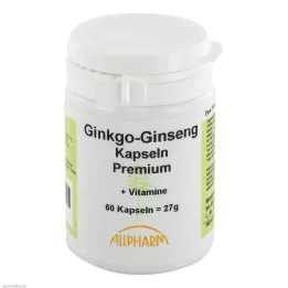 GINKGO+GINSENG Cápsulas Premium, 60 Cápsulas