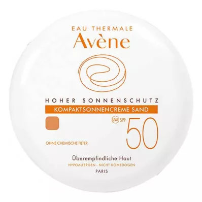AVENE Creme solar compacto SPF 50 areia, 10 g AVENE Creme solar compacto SPF 50 areia, 10 g