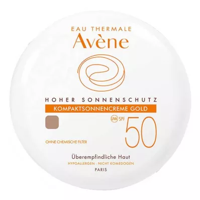 AVENE Creme solar compacto SPF 50 ouro, 10 g AVENE Creme solar compacto SPF 50 ouro, 10 g