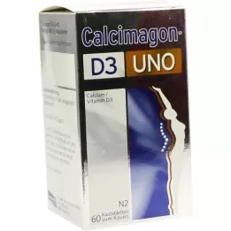 CALCIMAGON D3 Uno Comprimidos Mastigáveis, 60 Cápsulas