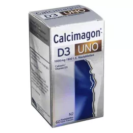 CALCIMAGON D3 Uno Comprimidos Mastigáveis, 60 Cápsulas