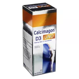 CALCIMAGON D3 Uno Comprimidos Mastigáveis, 90 Cápsulas