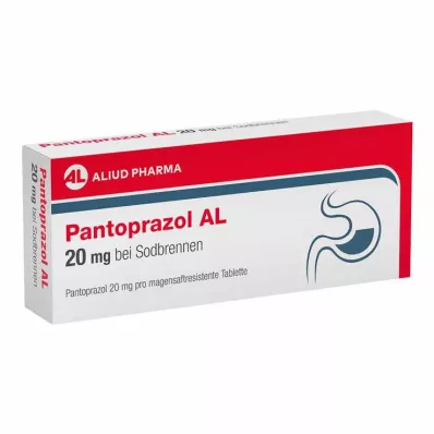 PANTOPRAZOL AL 20 mg para azia, comprimidos de sumo gástrico, 7 unid PANTOPRAZOL AL 20 mg para azia, comprimidos de sumo gástrico, 7 unid