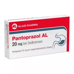 PANTOPRAZOL AL 20 mg para azia, comprimidos para sumo gástrico, 14 unidades