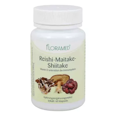 REISHI-MAITAKE-Cápsulas de Shitake boas para células saudáveis, 60 unid