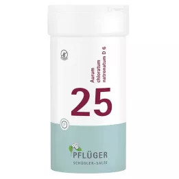 BIOCHEMIE Pflüger 25 Aurum chlorat.natron.D 6 Tab., 400 unid