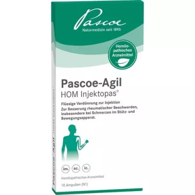 PASCOE-Agil HOM Ampolas de Injektopas, 10X2 ml