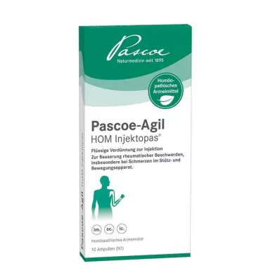 PASCOE-Agil HOM Ampolas de Injektopas, 10X2 ml