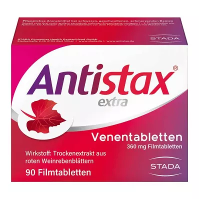 ANTISTAX Comprimidos de veia extra, 90 unidades