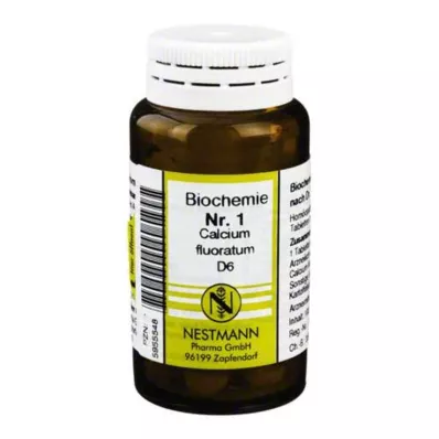 BIOCHEMIE 1 Calcium fluoratum D 6 comprimidos, 100 unid