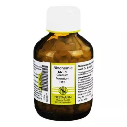 BIOCHEMIE 1 Calcium fluoratum D 12 comprimidos, 400 unid