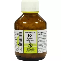 BIOCHEMIE 10 Natrium sulfuricum D 6 comprimidos, 400 unid