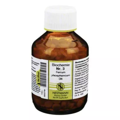 BIOCHEMIE 3 Ferrum phosphoricum D 6 Comprimidos, 400 Cápsulas