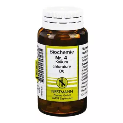 BIOCHEMIE 4 Clorato de potássio D 6 comprimidos, 100 unid