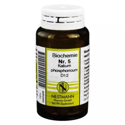 BIOCHEMIE 5 Potassium phosphoricum D 12 comprimidos, 100 unid BIOCHEMIE 5 Potassium phosphoricum D 12 comprimidos, 100 unid