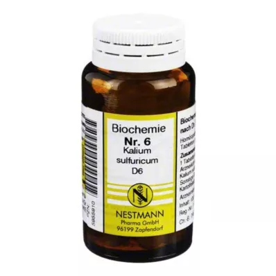 BIOCHEMIE 6 Potassium sulphuricum D 6 comprimidos, 100 unid